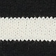 Crna - Black And White Breton Stripe