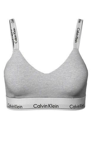 Grey Calvin Klein Underwear Modern Cotton Bralette