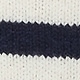 Plava - Navy Blue And White Stripe